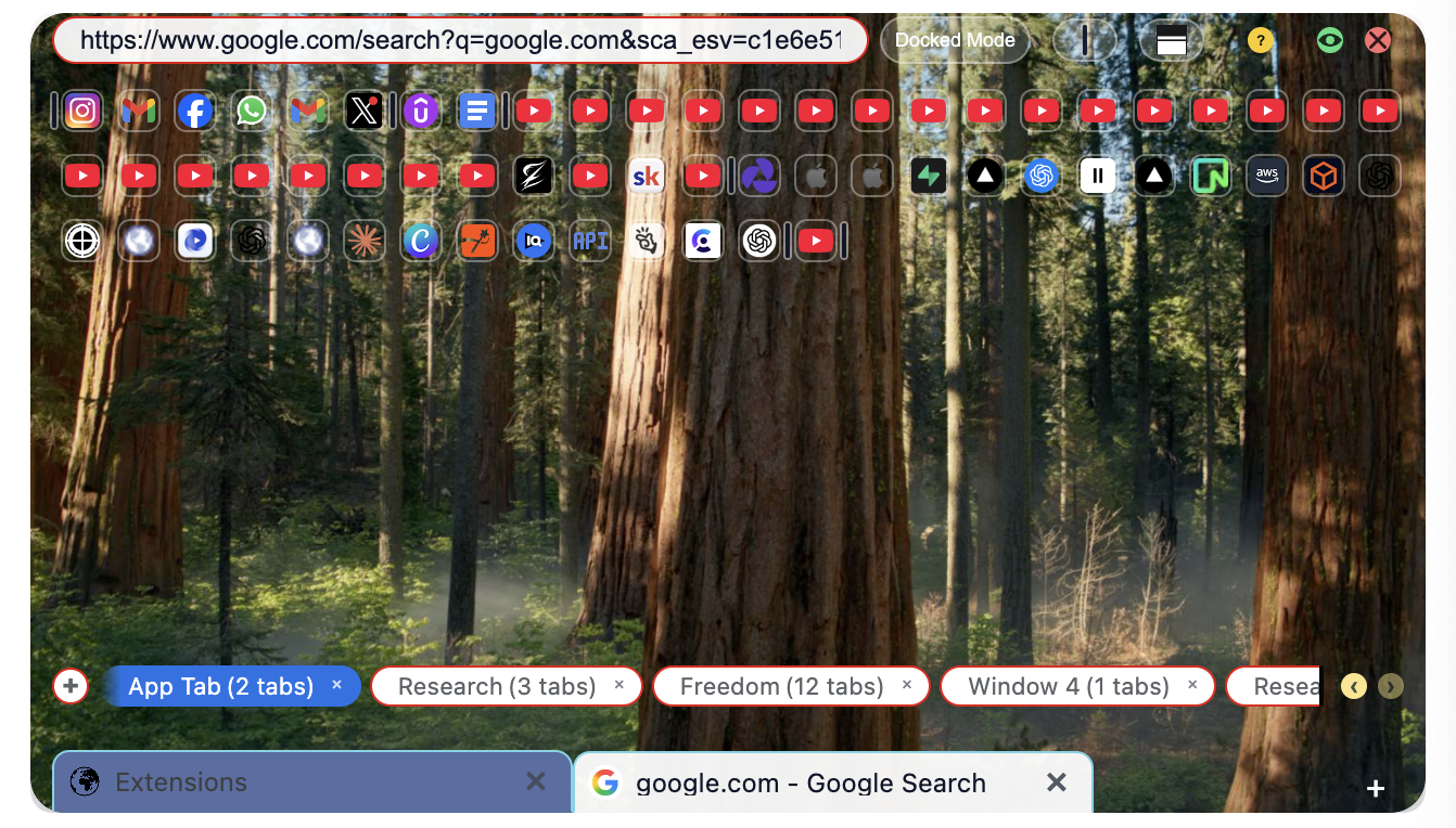 Tabrows Desktop Overlay