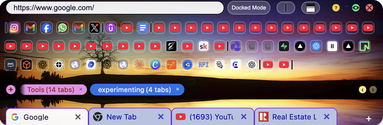 Sunrise Reflection Theme Preview